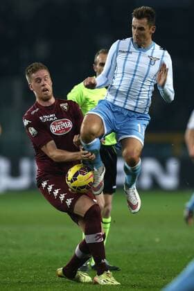 Pontus Jansson Torino, Miroslav Klose Lazio, Coppa Italia FC Turin - Lazio Rom MarcoxBertorello