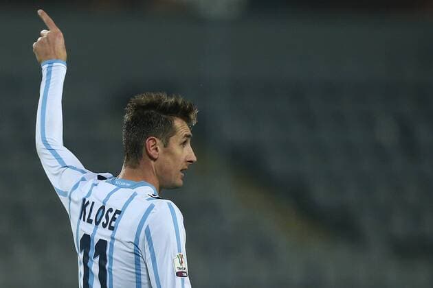 Miroslav Klose Lazio, Coppa Italia FC Turin - Lazio Rom MarcoxBertorello