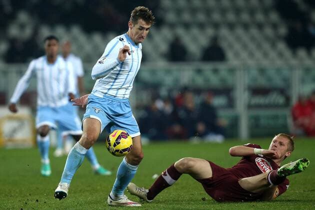 Miroslav Klose Lazio, Kamil Glik Torino, Coppa Italia FC Turin - Lazio Rom MarcoxBertorello