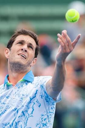 January 15, 2015: James Ward (GBR) in action on day 3 of the 2015 Kooyong Classic tournament at the Kooyong Lawn Tennis Club in Melbourne, Australia. Tennis 2015: Kooyong Classic JAN 15 - ZUMAc04_