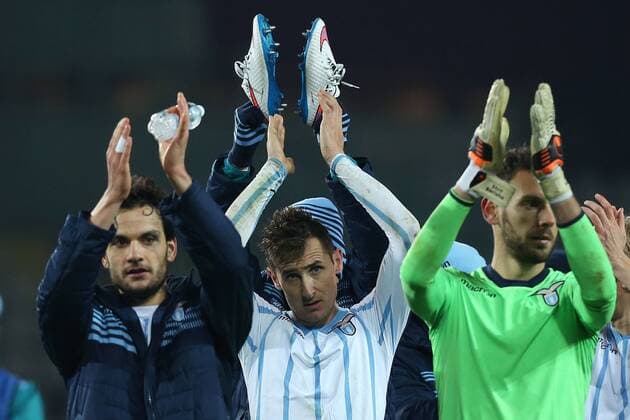 Marco Parolo Lazio, Miroslav Klose Lazio, Etrit Berisha Lazio, Coppa Italia FC Turin - Lazio Rom MarcoxBertorello