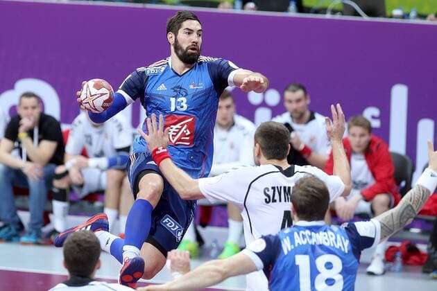 24th World Handball Championship, first round, Group C, France - Czech Republic 16.01.2015., Duhail Handball Sports Hall, Doha, Qatar - 24th World Handball Championship, first round, Group C, France - Czech Republic. Nikola Karabatic.  GoranxStanzl PIXSELL