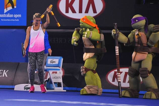 Eugenie Bouchard (CAN) TENNIS : Open d Australie - Melbourne - 17 01 2015 TennisMagazine Panoramlc 