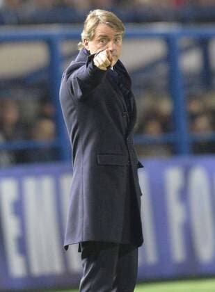 IPP20150117 Football - soccer: Serie A, FC Empoli vs Inter Mailand,coach Roberto MANCINI xHOCHxZWEIx xItalyxPhotoxPressx 