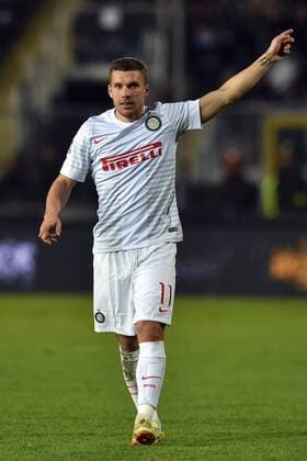 Lukas Podolski Inter Empoli 17-01-2015 Stadio Carlo Castellani, Football Calcio Serie A FC Empoli vs Inter Mailand andreaxstaccioli