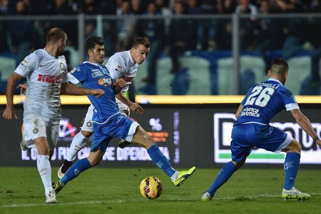 Xherdan Shaqiri Inter Tiro Shot Empoli 17-01-2015 Stadio Carlo Castellani, Football Calcio Serie A FC Empoli vs Inter Mailand andreaxstaccioli