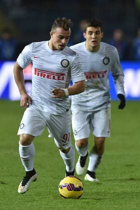 Xherdan Shaqiri, Mateo Kovacic Inter Empoli 17-01-2015 Stadio Carlo Castellani, Football Calcio Serie A FC Empoli vs Inter Mailand andreaxstaccioli
