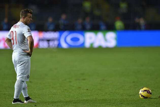 Xherdan Shaqiri Inter Empoli 17-01-2015 Stadio Carlo Castellani, Football Calcio Serie A FC Empoli vs Inter Mailand andreaxstaccioli