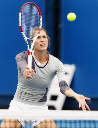 TENNIS - WTA Tennis Damen Australian Open 2015 MELBOURNE,AUSTRALIA,18.JAN.15 - TENNIS - WTA Tour, Grand Slam, Australian Open, training. Image shows Andrea Petkovic (GER).
