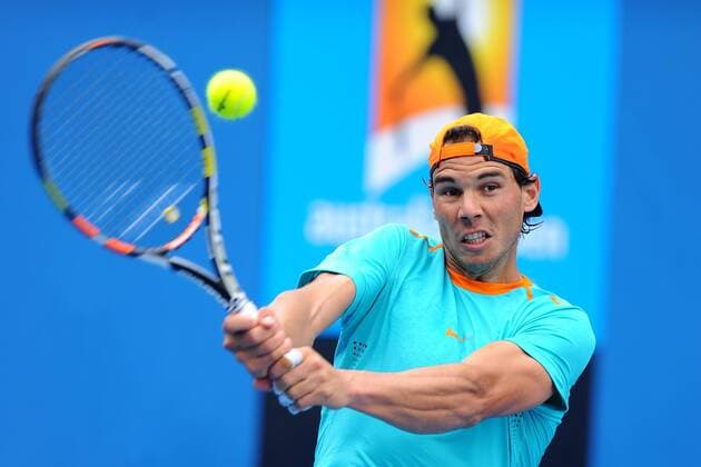 Rafael Nadal (ESP) TENNIS : Open d Australie - Melbourne - 18 01 2015 TennisMagazine Panoramlc 