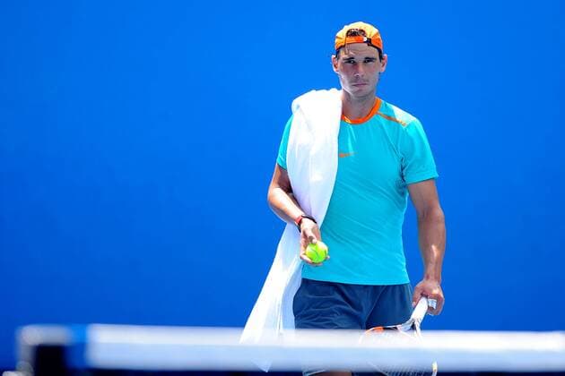 Rafael Nadal (ESP) TENNIS : Open d Australie - Melbourne - 18 01 2015 TennisMagazine Panoramlc 