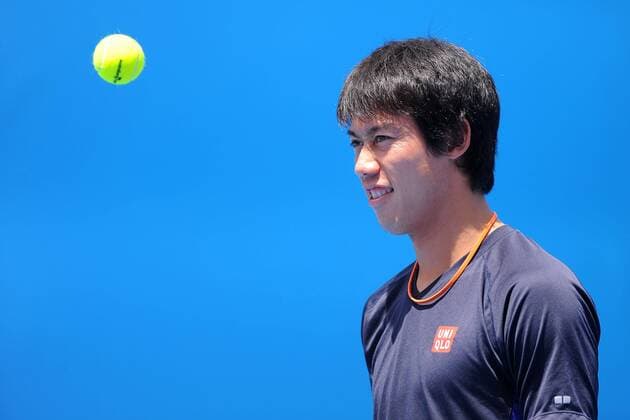 Kei Nishikori (JAP) TENNIS : Open d Australie - Melbourne - 18 01 2015 TennisMagazine Panoramlc 