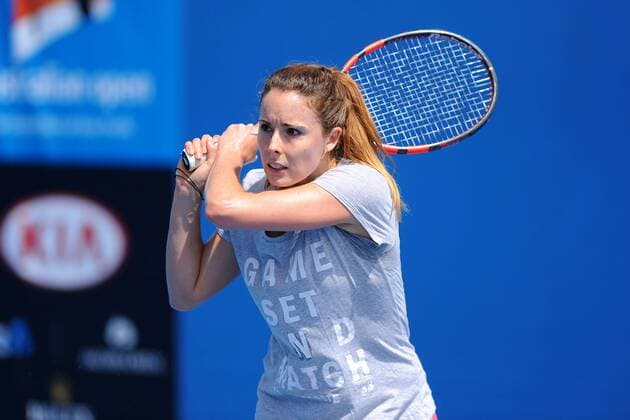 Alize Cornet (FRA) TENNIS : Open d Australie - Melbourne - 18 01 2015 TennisMagazine Panoramlc 