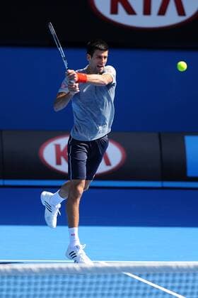 Novak Djokovic (SRB) TENNIS : Open d Australie - Melbourne - 18 01 2015 TennisMagazine Panoramlc 