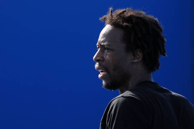 Gael Monfils (FRA) TENNIS : Open d Australie - Melbourne - 18 01 2015 TennisMagazine Panoramlc 