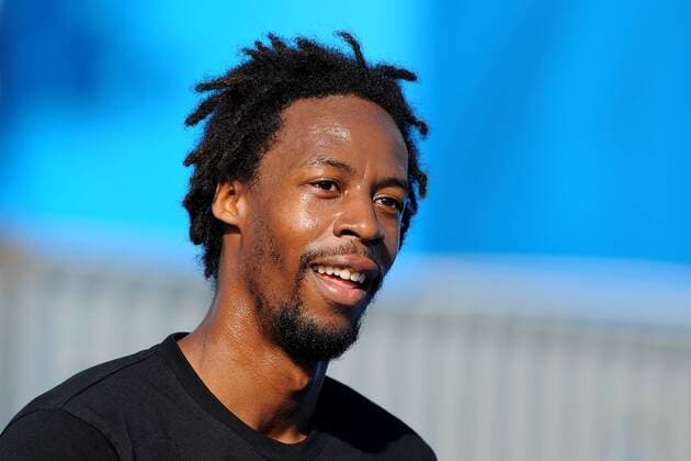 Gael Monfils (FRA) TENNIS : Open d Australie - Melbourne - 18 01 2015 TennisMagazine Panoramlc 