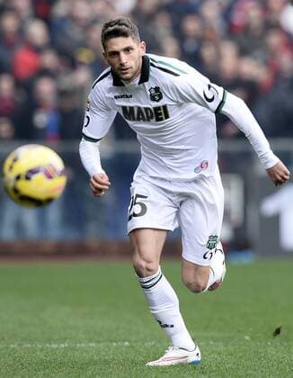 Fussball, Italien - Serie A - CFC Genua vs. US Sassuolo Calcio - Domenico Berardi 