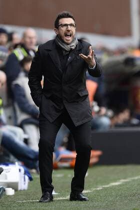 Fussball, Italien - Serie A - CFC Genua vs. US Sassuolo Calcio - Eusebio Di Francesco 