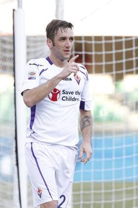 IPP20150118 Football - soccer: Serie A, Chievo Verona vs. AC Florenz (ACF Fiorentina) - Gonzalo Rodriguez xHOCHxZWEIx xItalyxPhotoxPressx 