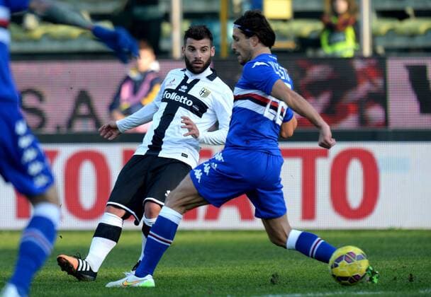 IPP20150118 Football - soccer: Serie A, FC Parma - Sampdoria Genua, antonio nocerino e silvestre xHOCHxZWEIx xItalyxPhotoxPressx 