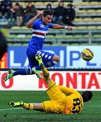 IPP20150118 Football - soccer: Serie A, FC Parma - Sampdoria Genua, Gonzalo Bergessio xHOCHxZWEIx xItalyxPhotoxPressx 
