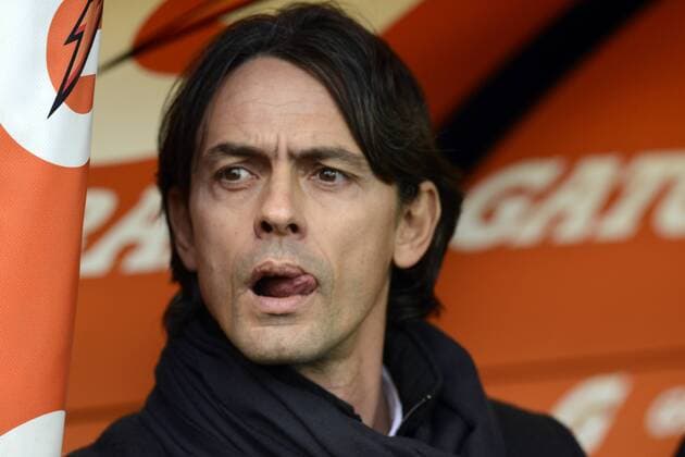 IPP20150118 Football - soccer: Serie A, AC Mailand - Atalanta Bergamo, filippo inzaghi, coach milan xHOCHxZWEIx xItalyxPhotoxPressx 