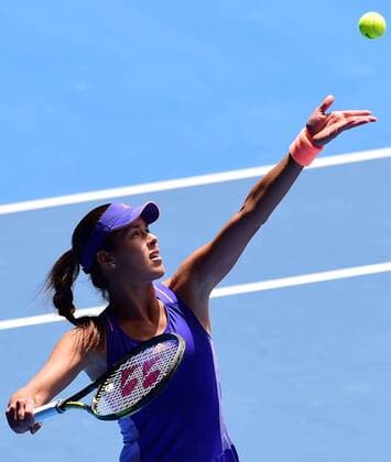 Jan. 19, 2015 - Melbourne, VICTORIA, AUSTRALIA - Serbia s Ana Ivanovic in action on day 1of the Australian Open tennis on Rod Laver Arena in Melbourne, Australia. Tennis 2015 - - ZUMAk106