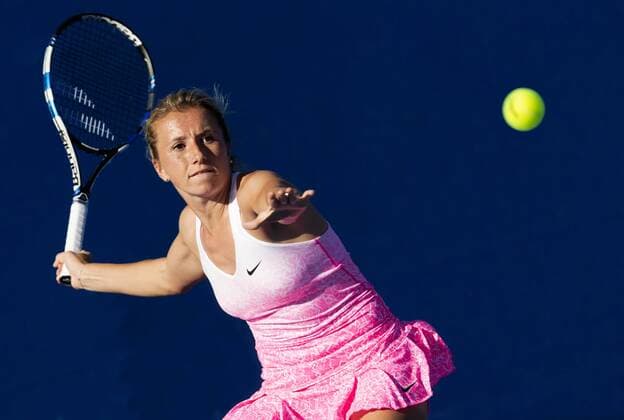 TENNIS - WTA Tennis Damen Australian Open 2015 MELBOURNE,AUSTRALIA,19.JAN.15 - TENNIS - WTA Tour, Grand Slam, Australian Open. Image shows Annika Beck (GER).
