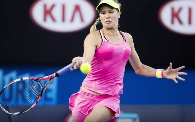 TENNIS - WTA Tennis Damen Australian Open 2015 MELBOURNE,AUSTRALIA,19.JAN.15 - TENNIS - WTA Tour, Grand Slam, Australian Open. Image shows Eugenie Bouchard (CAN).