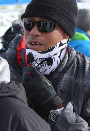ALPINE SKIING - FIS WC Cortina d Ampezzo CORTINA D AMPEZZO,ITALY,19.JAN.15 - ALPINE SKIING - FIS World Cup, super giant slalom ladies. Image shows Tiger Woods (USA).