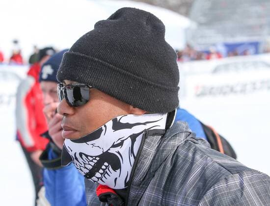 19.01.2015, Olympia delle Tofane, Cortina d Ampezzo, ITA, FIS Weltcup Ski Alpin, Super G, Damen, im Bild Tiger Woods American golfer Tiger Woods during the ladies SuperG of the Cortina FIS Ski Alpine World Cup at the Olympia delle Tofane course in Cortina d Ampezzo, Italy on 2015 01 19.  EP_gro  