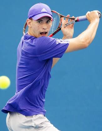 TENNIS - ATP Tennis Herren Australian Open 2015 MELBOURNE,AUSTRALIA,20.JAN.15 - TENNIS - ATP World Tour, Grand Slam, Australian Open. Image shows Dominic Thiem (AUT).