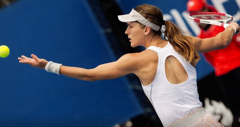 TENNIS - WTA Tennis Damen Australian Open 2015 MELBOURNE,AUSTRALIA,20.JAN.15 - TENNIS - WTA Tour, Grand Slam, Australian Open. Image shows Andrea Petkovic (GER).