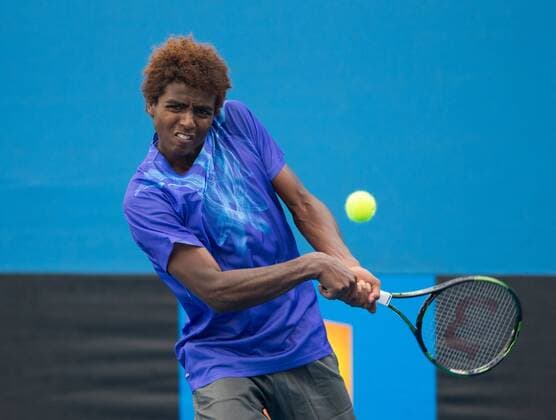 Elias Ymer (SWE) - Australian Open 2015 - - Melbourne Park Tennis Centre - Melbourne - Victoria - Australia - 20 January 2015.