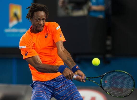 Gael Monfils (FRA) - Australian Open 2015 - - Melbourne Park Tennis Centre - Melbourne - Victoria - Australia - 20 January 2015.