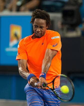 Gael Monfils (FRA) - Australian Open 2015 - - Melbourne Park Tennis Centre - Melbourne - Victoria - Australia - 20 January 2015.
