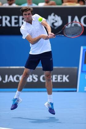 Gilles Simon (FRA) TENNIS : Open d Australie - Melbourne - 20 01 2015 TennisMagazine Panoramlc 