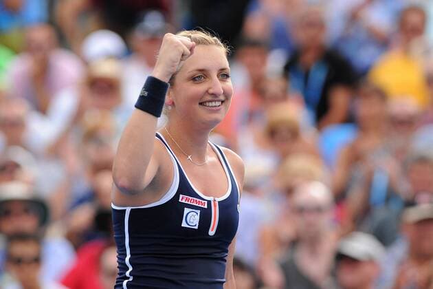 Timea Bacsinszky (SUI) TENNIS : Open d Australie - Melbourne - 20 01 2015 TennisMagazine Panoramlc 