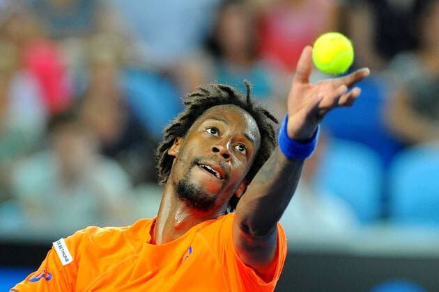 Gael Monfils (FRA) TENNIS : Open d Australie - Melbourne - 20 01 2015 TennisMagazine Panoramlc 