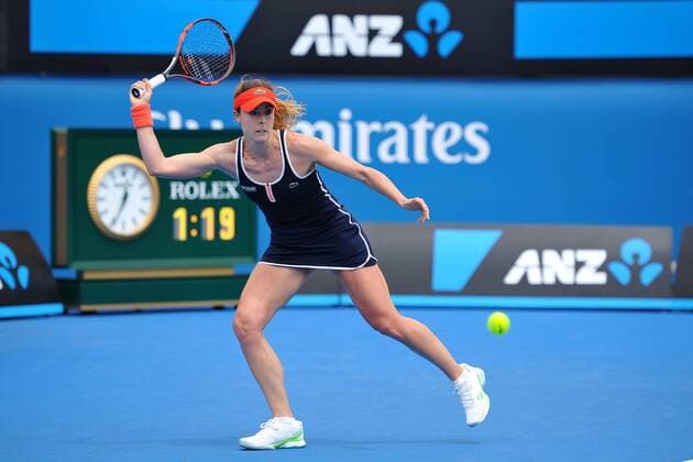 Alize Cornet (FRA) TENNIS : Open d Australie - Melbourne - 20 01 2015 TennisMagazine Panoramlc 
