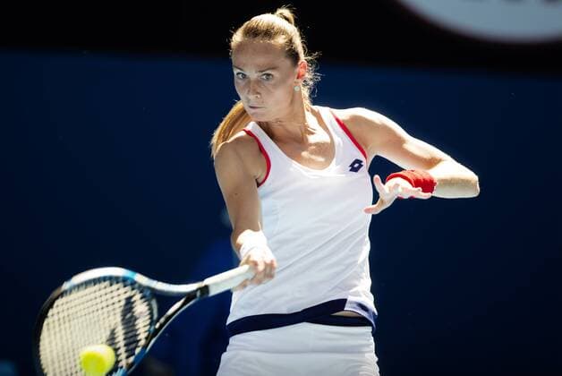 TENNIS - WTA Tennis Damen Australian Open 2015 MELBOURNE,AUSTRALIA,21.JAN.15 - TENNIS - WTA Tour, Grand Slam, Australian Open. Image shows Magdalena Rybarikova (SVK).