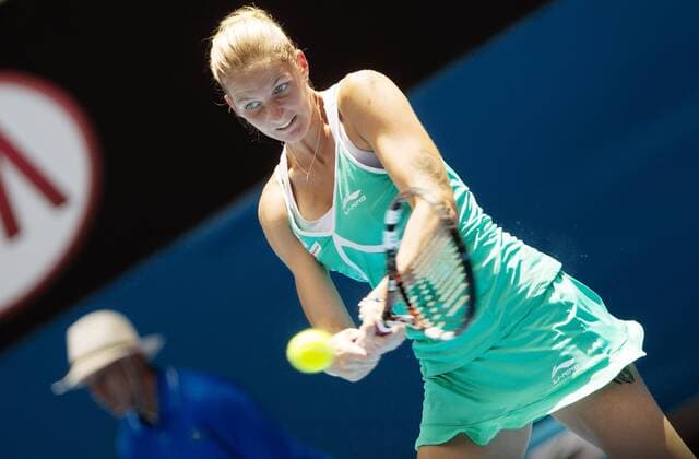 TENNIS - WTA Tennis Damen Australian Open 2015 MELBOURNE,AUSTRALIA,21.JAN.15 - TENNIS - WTA Tour, Grand Slam, Australian Open. Image shows Karolina Pliskova (CZE).