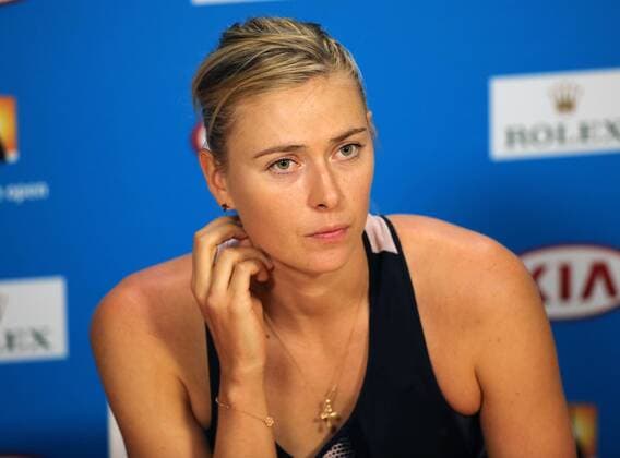 (150121) -- MELBOURNE, Jan. 21, 2015 -- Maria Sharapova of Russia answers questions at a press conference PK Pressekonferenz after the second round match of women s singles at the 2015 Australian Open tournament in Melbourne, Australia, Jan. 21, 2015. -PRESS CONFERENCE XuxYanyan 