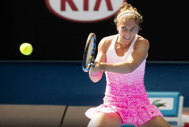 TENNIS - WTA Tennis Damen Australian Open 2015 MELBOURNE,AUSTRALIA,21.JAN.15 - TENNIS - WTA Tour, Grand Slam, Australian Open. Image shows Sara Errani (ITA).