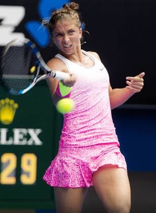 TENNIS - WTA Tennis Damen Australian Open 2015 MELBOURNE,AUSTRALIA,21.JAN.15 - TENNIS - WTA Tour, Grand Slam, Australian Open. Image shows Sara Errani (ITA).
