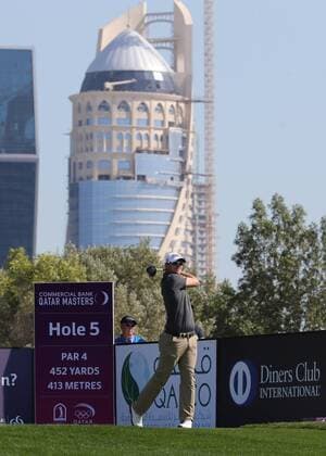 GOLF - European Tour, Qatar Masters 2015 DOHA,QATAR,21.JAN.15 - GOLF - PGA Golf Herren European Tour, Qatar Masters, Doha Golf Club. Image shows Bernd Wiesberger (AUT).