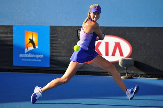 Kristina Mladenovic (FRA) TENNIS Australian Open - Melbourne - 21 01 2015 xTennisMagazinex 