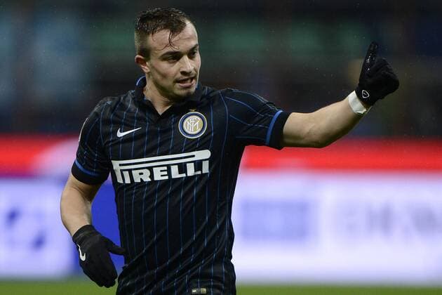 Aktuell Fußball, Italien, Coppa Italia, Inter Mailand - Sampdoria Genua Xherdan Shaqiri Inter Inter Mailand - Sampdoria Genua Coppa Italia giuseppexceleste