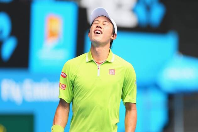 Kei Nishikori (JPN), JANUARY 22, 2015 - Tennis : the 2015 Australian Open tennis tournament Men s Round 2 in Melbourne, Australia. Noxthirdxpartyxsales  (umqa020150)