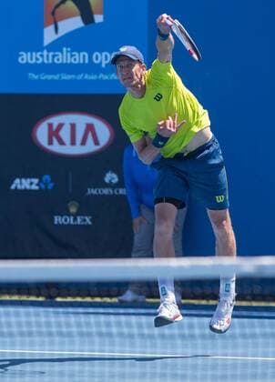 Jarkko Nieminen (FIN) - Australian Open 2015 - - Melbourne Park Tennis Centre - Melbourne - Victoria - Australia - 22 January 2015.